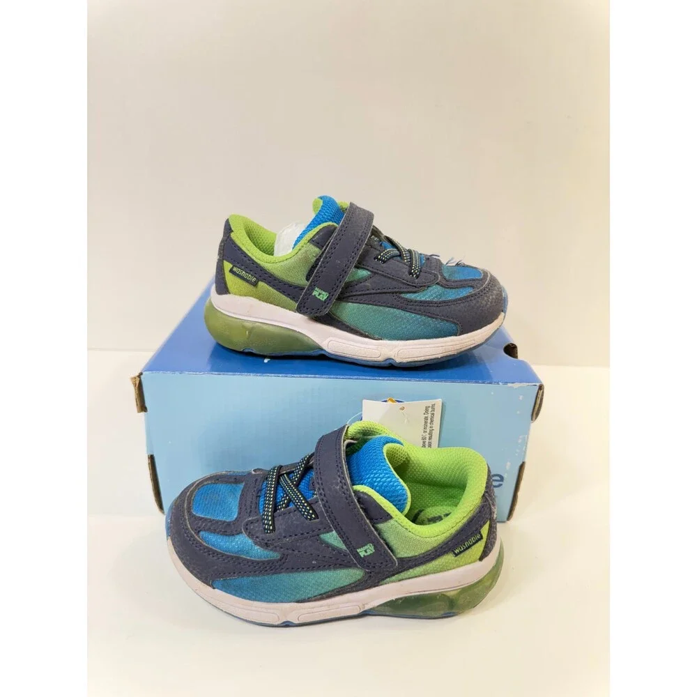 Stride Rite Unisex M2P Lighted Phantom (Toddler) Blue 9 Toddler M